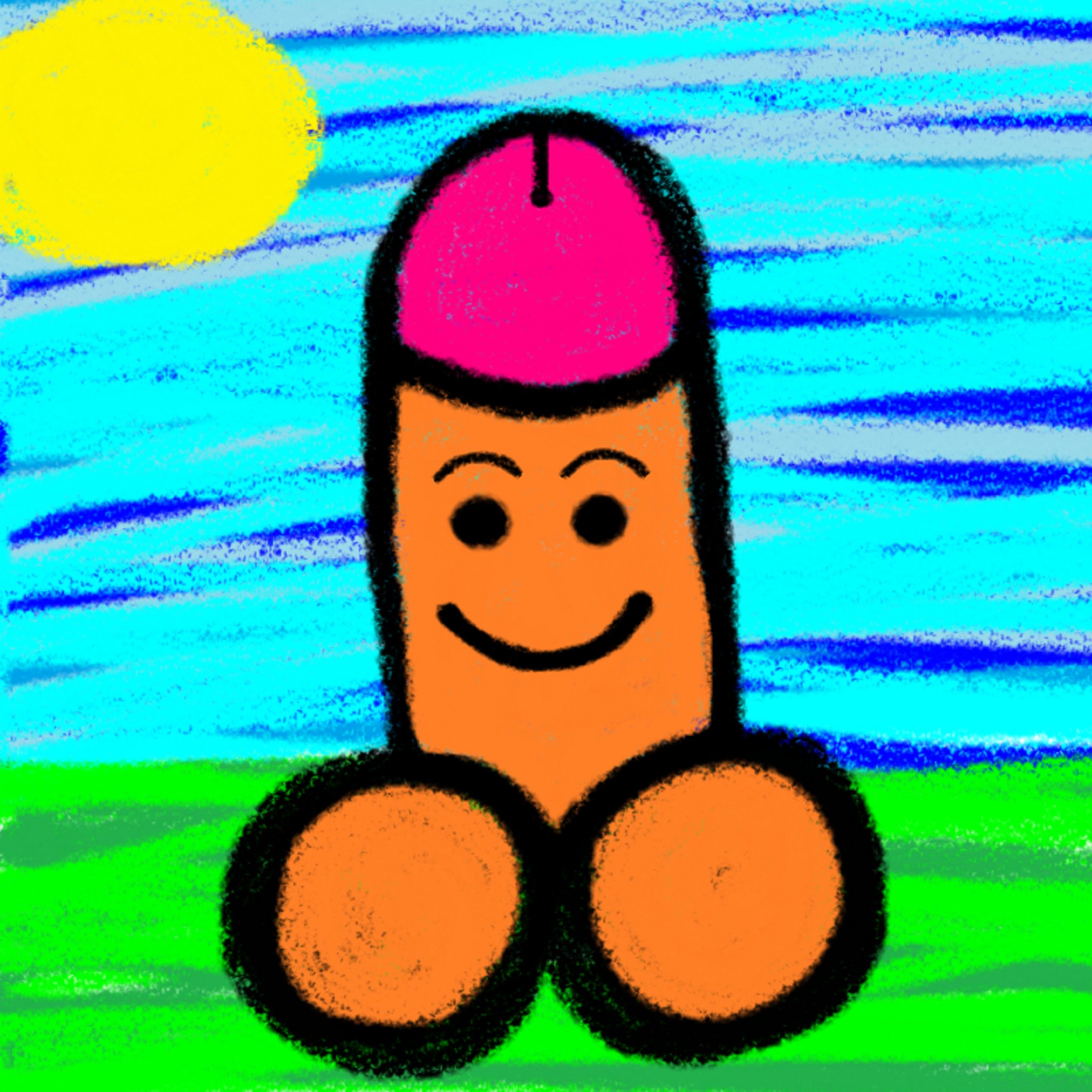 Colorful character illustration